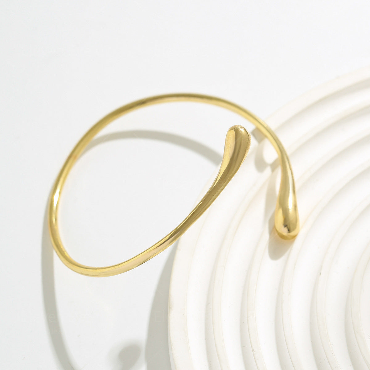 Statement Lava Arm Cuff | Liquid Wind Vein Style | Open Metal Arm Bracelet for Women