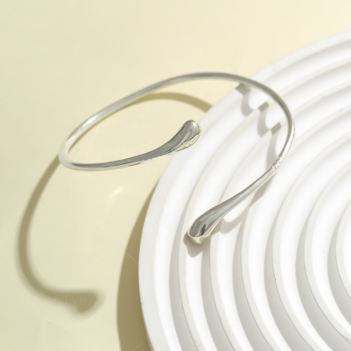 Statement Lava Arm Cuff | Liquid Wind Vein Style | Open Metal Arm Bracelet for Women