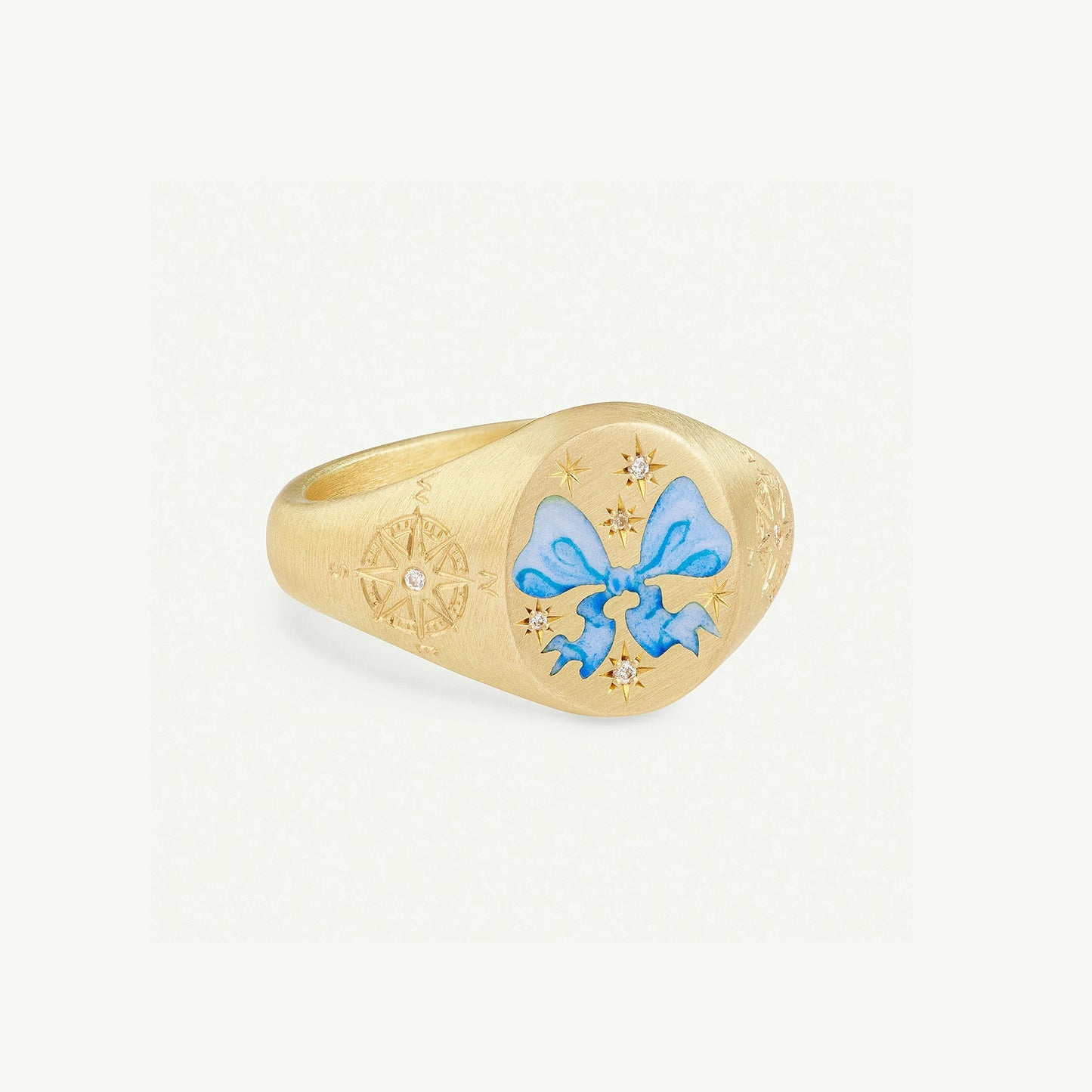 Valentine’s Day Lion & Mermaid Love Ring | 18K Gold-Plated Stainless Steel | Fashion Jewelry for Europe & US