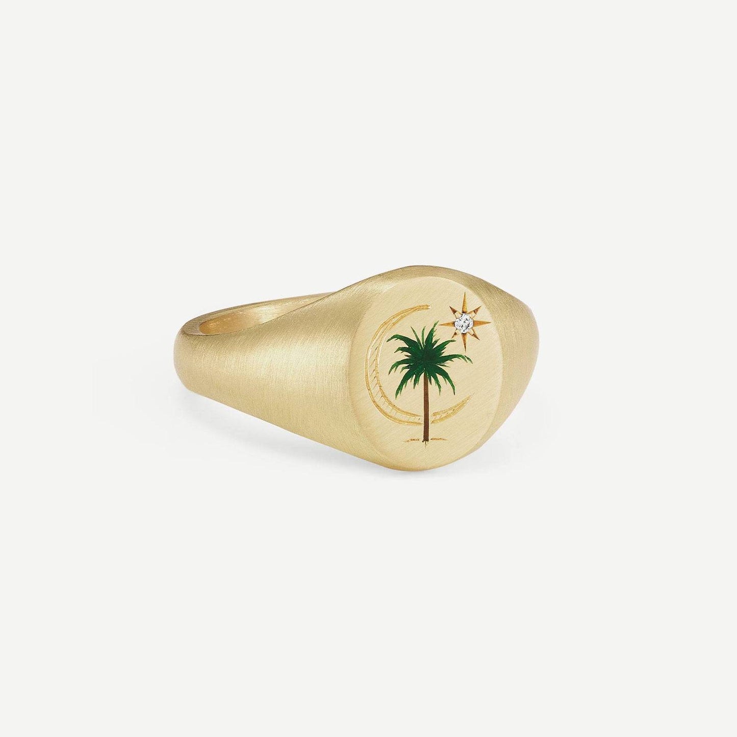Valentine’s Day Lion & Mermaid Love Ring | 18K Gold-Plated Stainless Steel | Fashion Jewelry for Europe & US
