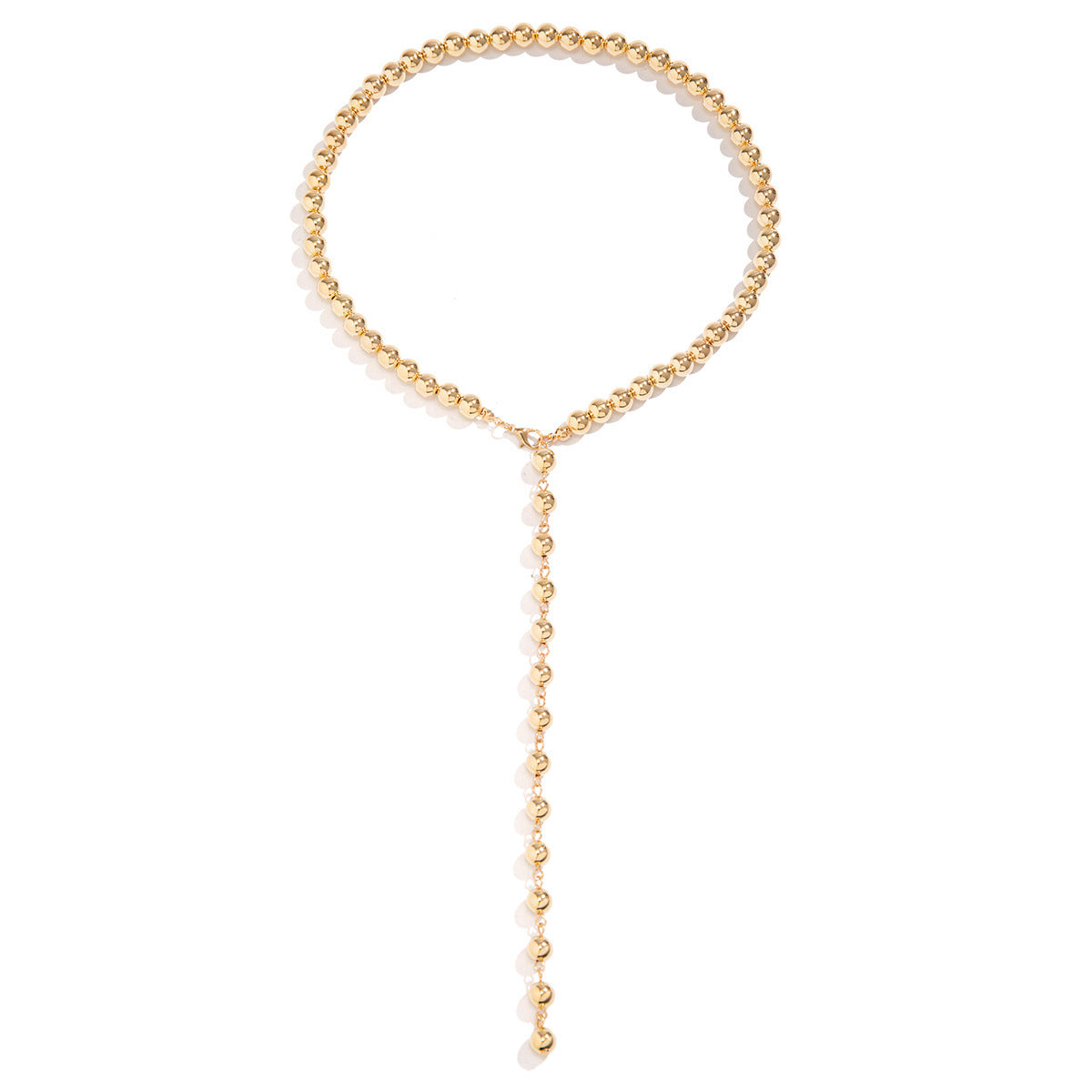 Vintage Pearl Bead Tassel Necklace | Long, Simple & Elegant Niche Design