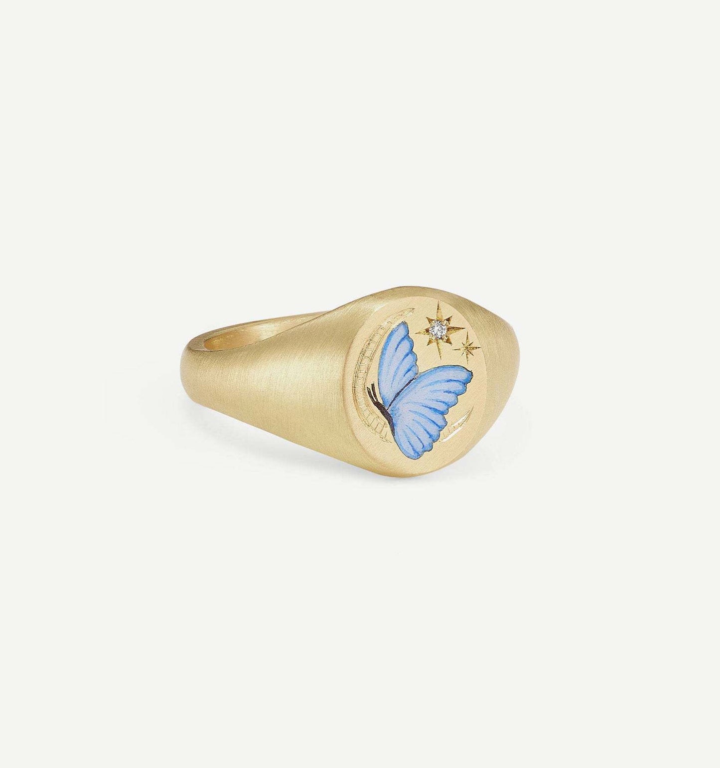 Valentine’s Day Lion & Mermaid Love Ring | 18K Gold-Plated Stainless Steel | Fashion Jewelry for Europe & US