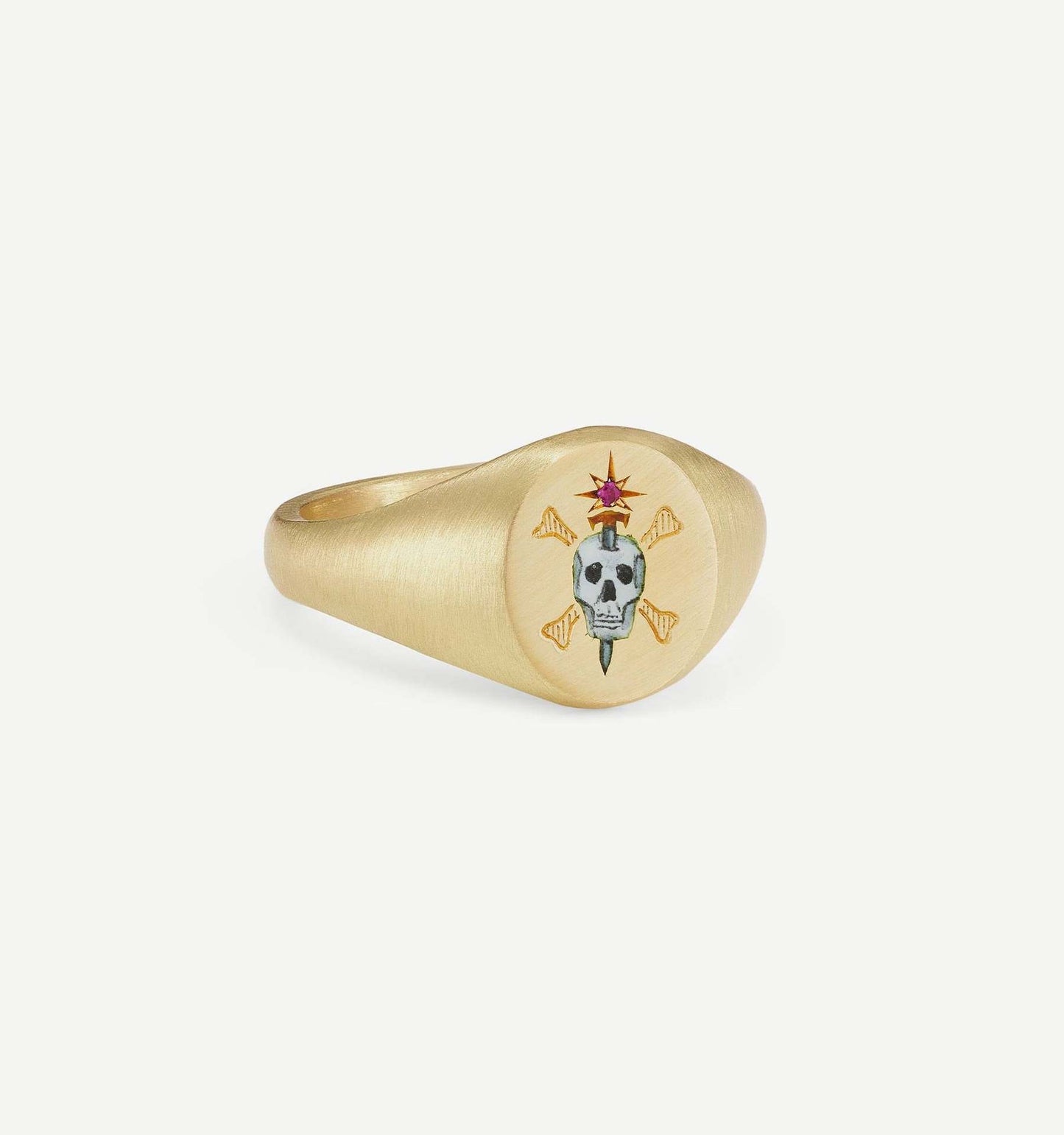 Valentine’s Day Lion & Mermaid Love Ring | 18K Gold-Plated Stainless Steel | Fashion Jewelry for Europe & US