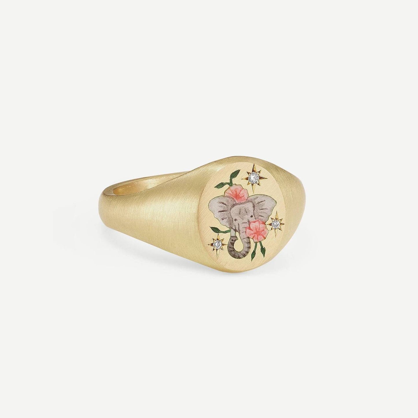Valentine’s Day Lion & Mermaid Love Ring | 18K Gold-Plated Stainless Steel | Fashion Jewelry for Europe & US