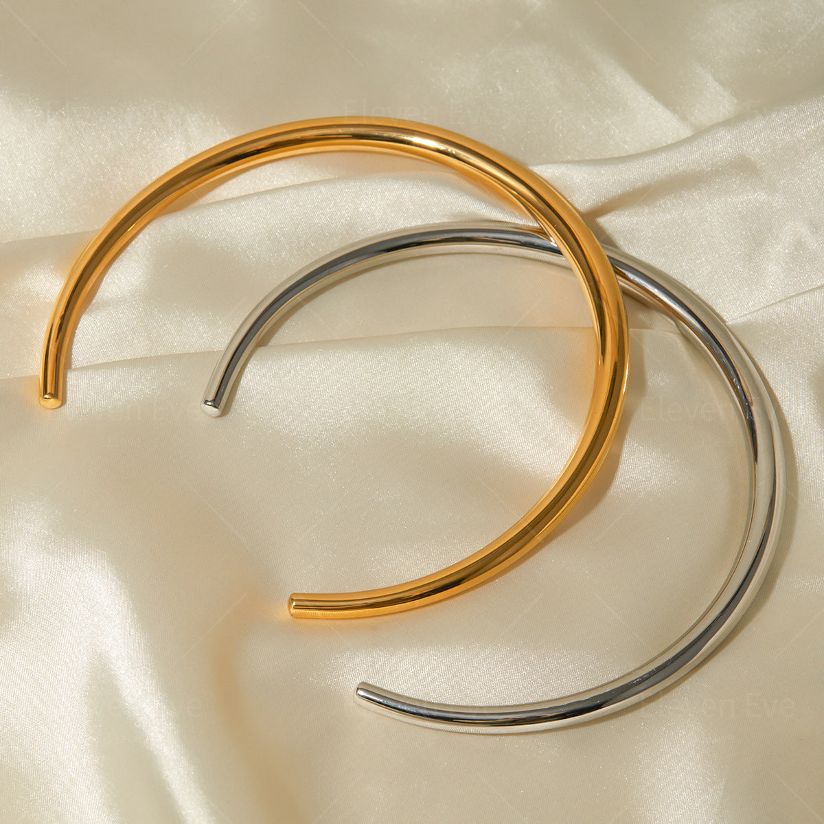 14K Gold Oval Bead Necklace | Stainless Steel | INS Popular Minimalist Jewelry for Women