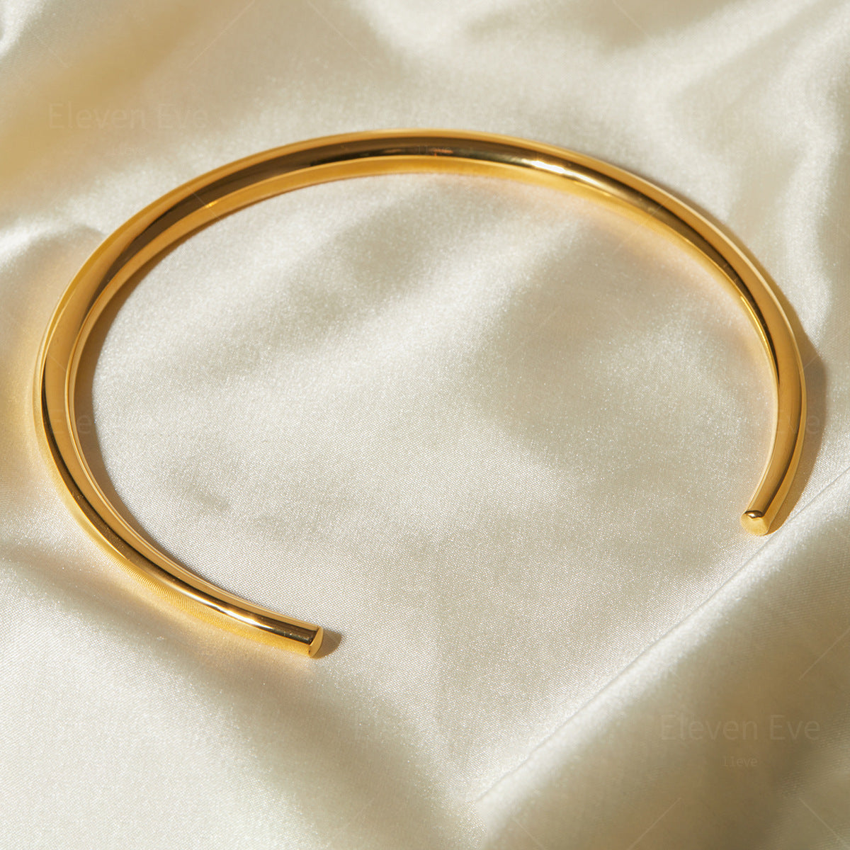 14K Gold Oval Bead Necklace | Stainless Steel | INS Popular Minimalist Jewelry for Women