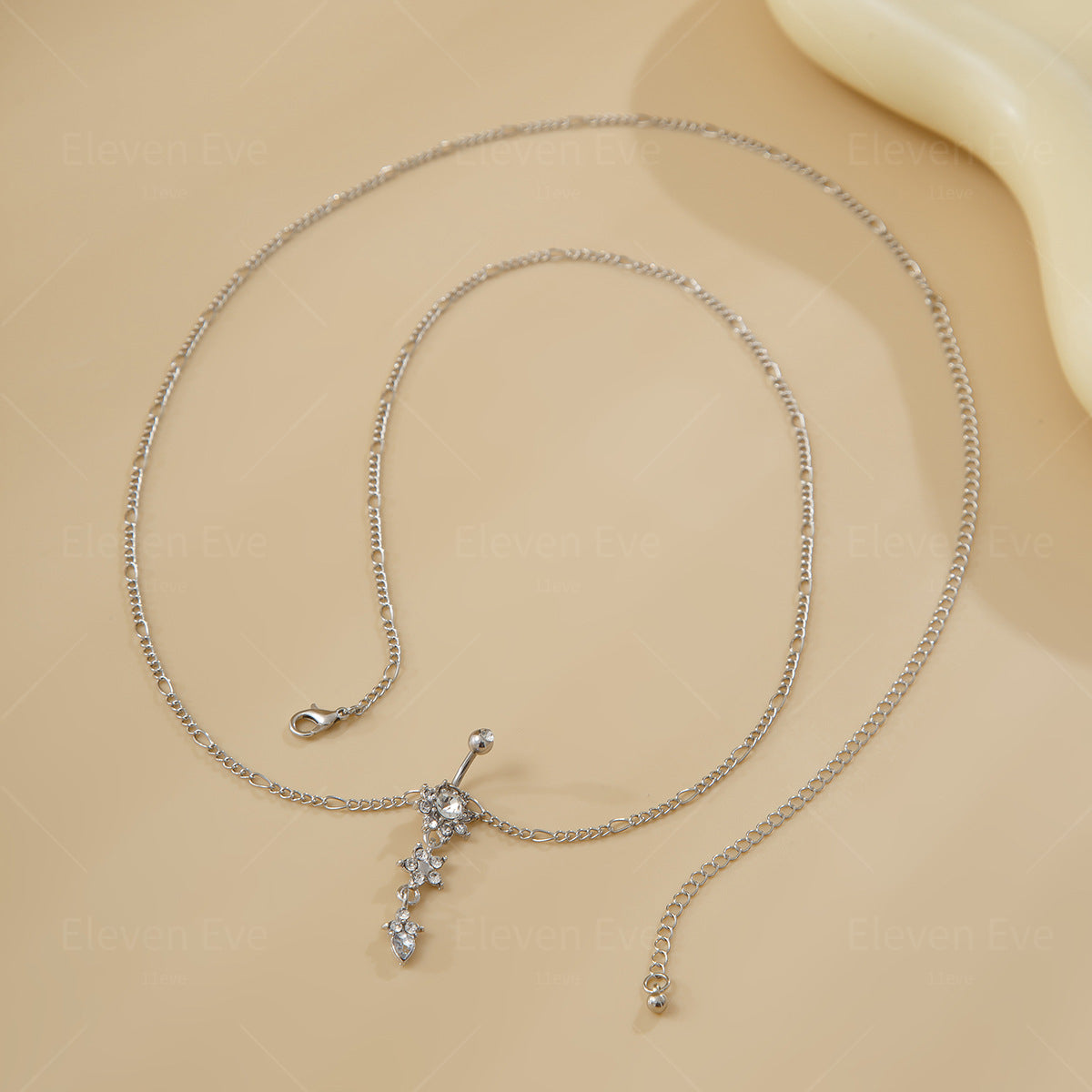 Rhinestone Tassel Belly Chain | Sexy Beach Body Jewelry for Women