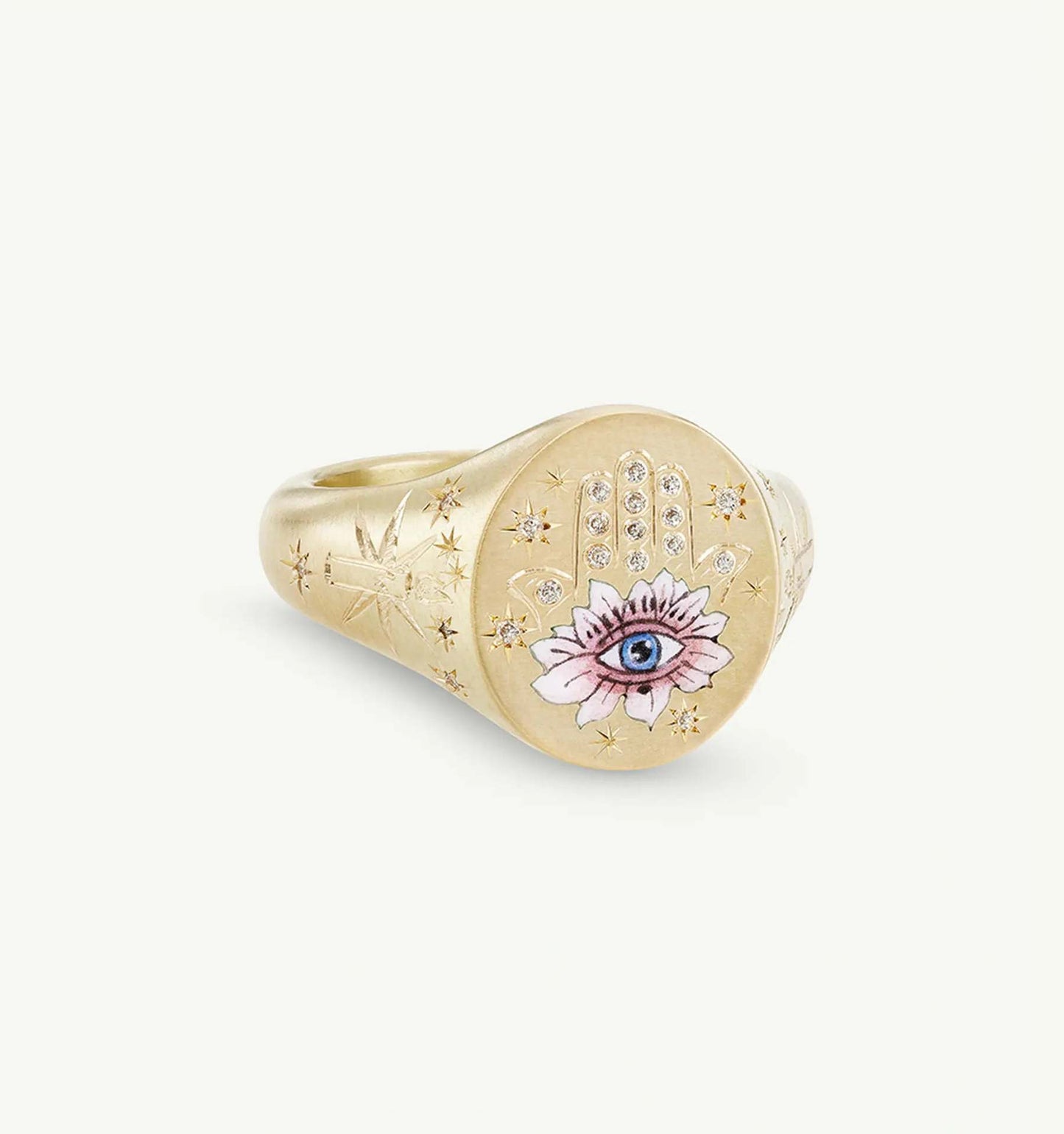 Valentine’s Day Lion & Mermaid Love Ring | 18K Gold-Plated Stainless Steel | Fashion Jewelry for Europe & US